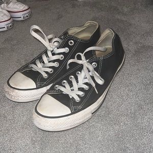 Black converse - worn